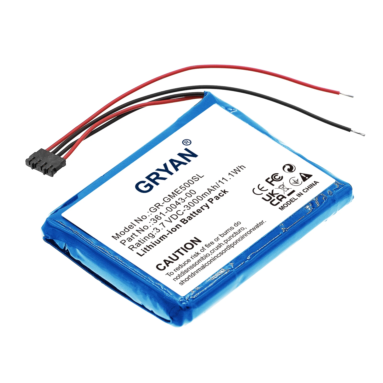 3000mAh Battery GPS 010-01626-02 361-00043-01 361-00043-00 for