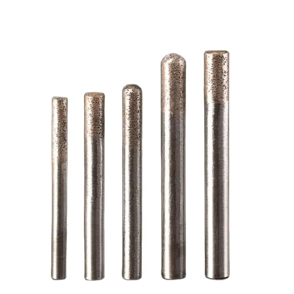 Weitol flat bottom ball nose stone engraving bits Sintered stone carving tools diamond router bits