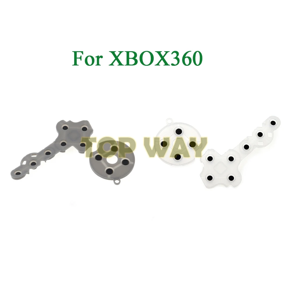 200 مجموعات لـ XBOX 360 أجزاء مطاطية موصلة من السيليكون لـ XBOX360 وحدة تحكم لاسلكية سلكية عصا التحكم زر الاتصال D-Pad
