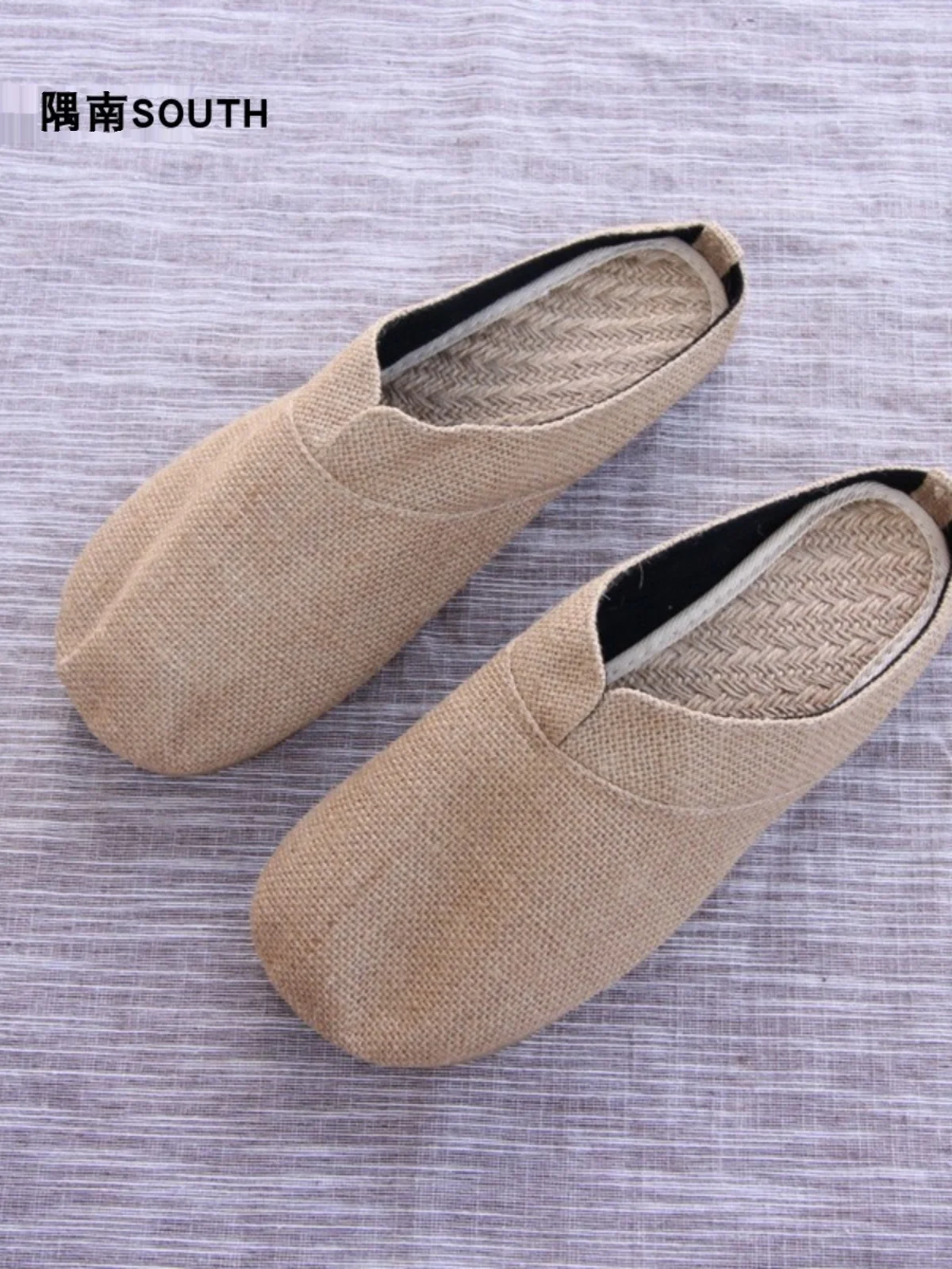 

Chinese Style Yunnan Handmade Breathable Retro Hemp Shoes for Men and Women Same Ethnic Style Linen Shoes Straw Shoes Foot Cover