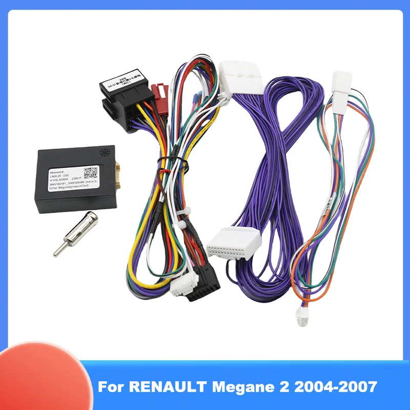 

For Renault Megane 2 2004-2007 Car Radio Canbus Wiring Harness – Android Stereo Adapter, Plug & Play, SWC Support