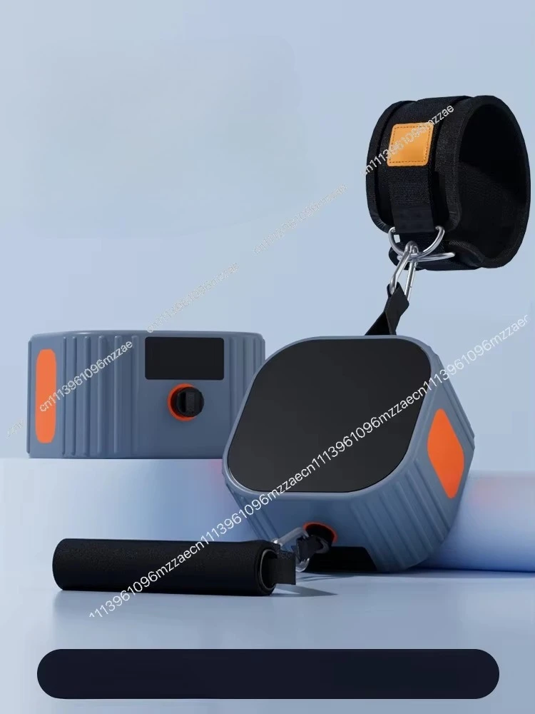 5 in 1 Multifunctional Resistance Band Puller Home Gym Fitness Bar with Dumbbell and Rowing Function Strength Training Equipment