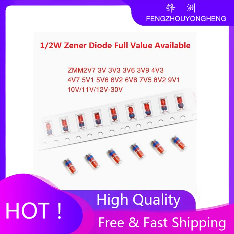 200PCS 3V3 3V6 3V9 …