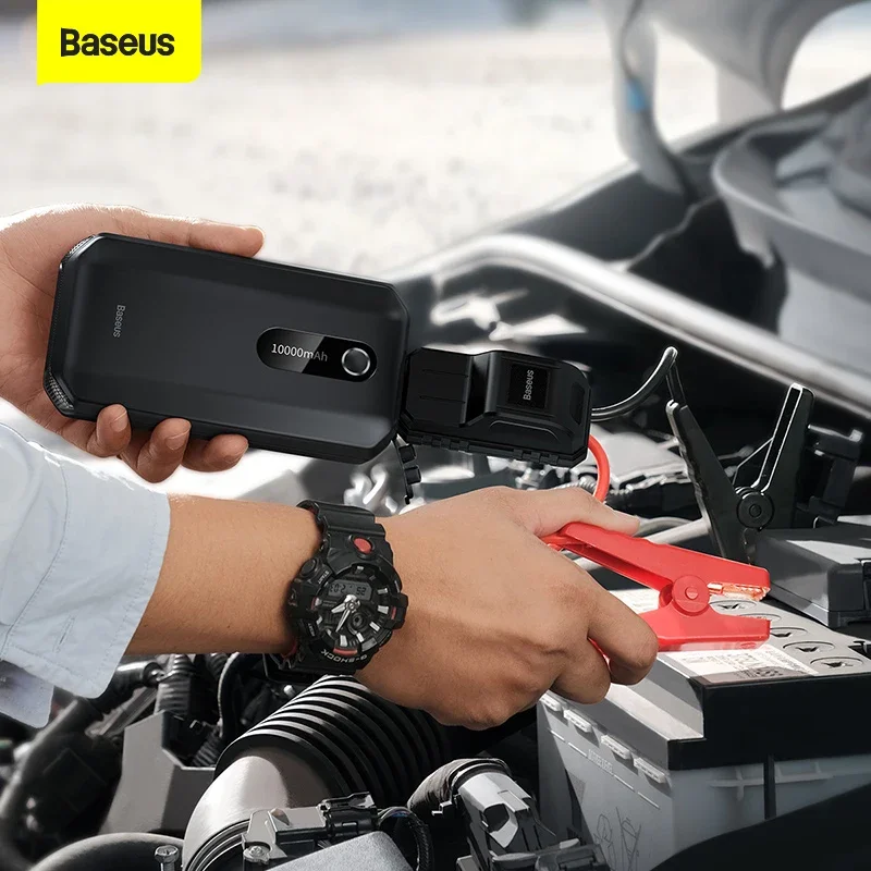 

Baseus Car Jump Starter Starting Device 1000A 10000mAh Jumpstarter Auto Buster Emergency Booster 12V Car Jump Start Power Bank