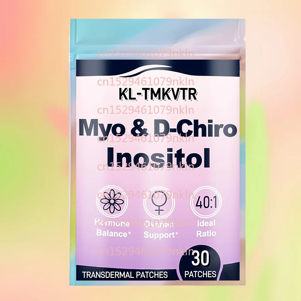 

30 Patches Myo-Inositol & D-Chiro Inositol Transdermal Patches for Women Hormone Balance & Female Health Support
