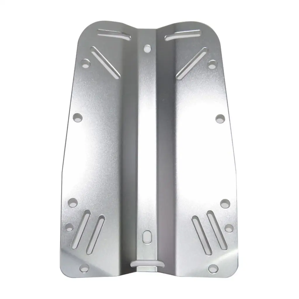 Universal Small Scuba Diving Aluminum Back Plate Backplates Dive BCD Harness for Snorkeling