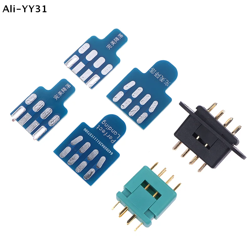 

【S63】1 Set 2026 MPX 6 MPX8 Core Connector With Soldering Board For RC Airplane Accessories Turbine Jet Parts Vtol Plugs