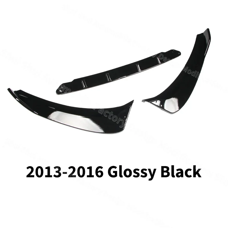 Voorbumper Lip Voor Ford Mondeo 2013-2021 3 Stuks Auto Lagere Spoiler Diffuser Guard Board Kin Rok Exterieur bodykits Tuning Onderdelen - afbeelding 1