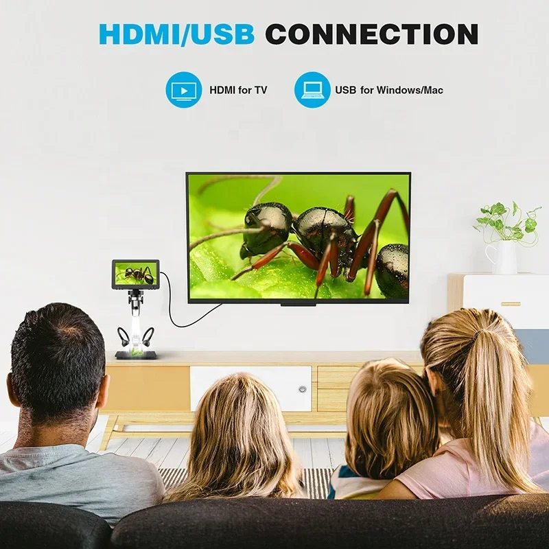 2026 Best Seller Microlong DM9H 16M HD Digital Electronic Lab Industry Industrial Video Microscope Camera For Interface For Phon