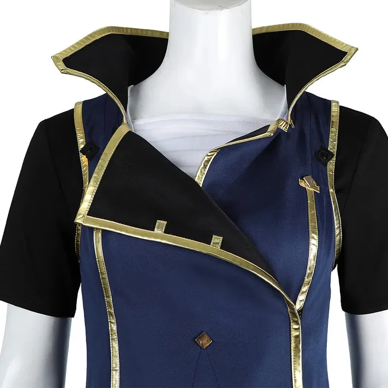 Sky01 Arcane Vi Cosplay fantasía Sheriff ropa pelucas 2024 Anime juego LoL 2 disfraz mujeres adultas juego de rol fantasía Wd01 @