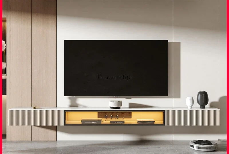 

Slate Hanging TV Cabinet Simple Modern Hanging Small Apartment Light Luxury Wall-mounted Wall Cabinet