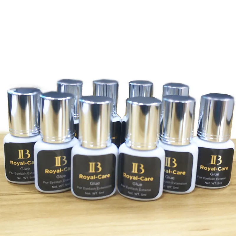 

5/10Bottles Korea IB Ibeauty Royal-Care Eyelash Extensions Glue 5ml Original Individual Fast Drying Lash Glue Duration 4-5 Weeks