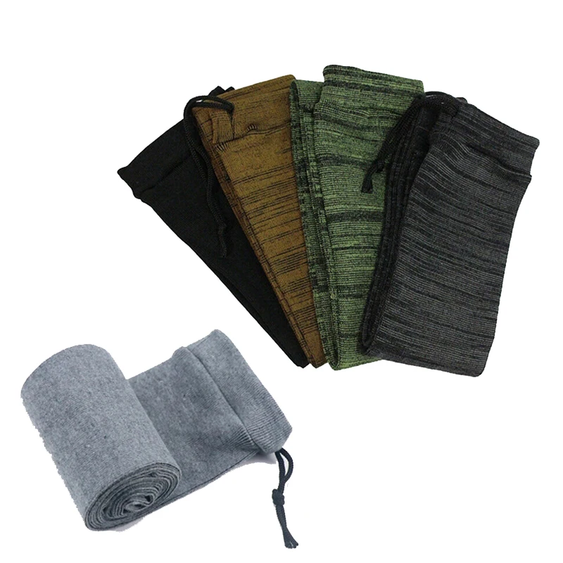 Foldable Knitting Airsoft Gun Sock Tactical Gun Holster Shooting Gun Bag Hunting Protective Bag 40cm/140cm