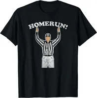 Funny HomeRun T-shirt Baseball Football Mash Up T-Shirt Cute Print Cartoon TShirt Men Women Fashion Tee Creativity Short-sleev