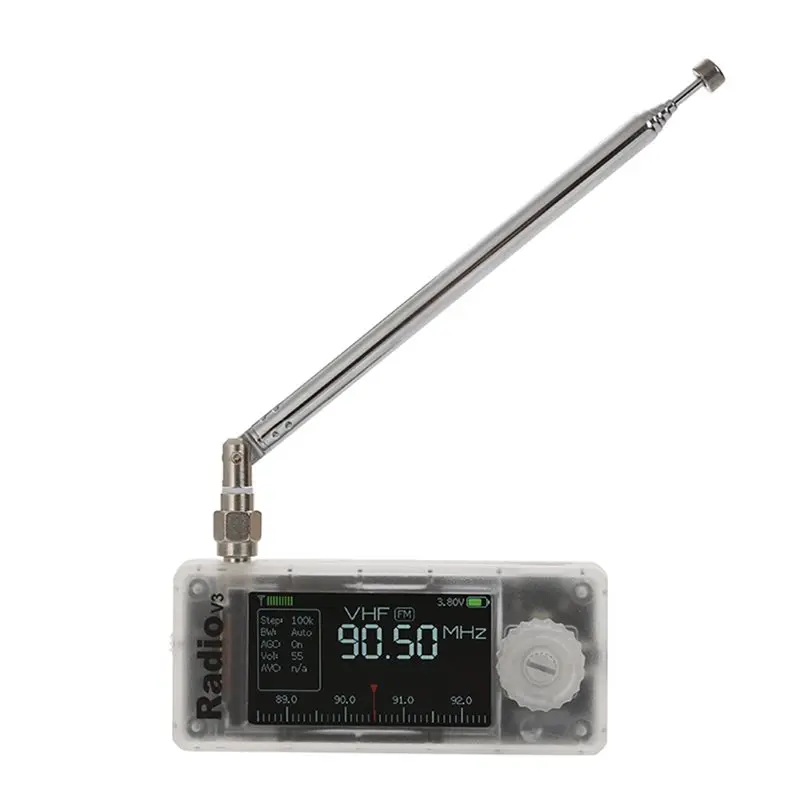AS95-ATS-Mini V3 SI4732 Pocket SSB Mini Radio LSB USB AM FM Radio Receiver ESP32S3 With Headphone Amplifier Edition