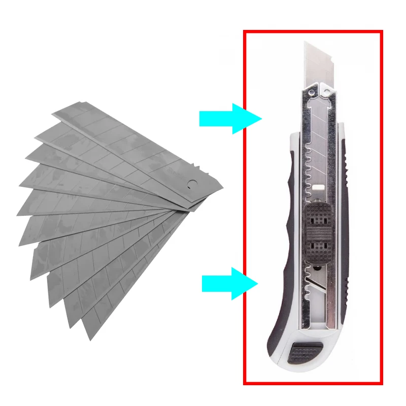 Makita D-74734 10X Snap Off Knife Blades For Multi-function Knife 100*18*0.5MM Hand tool Accessories