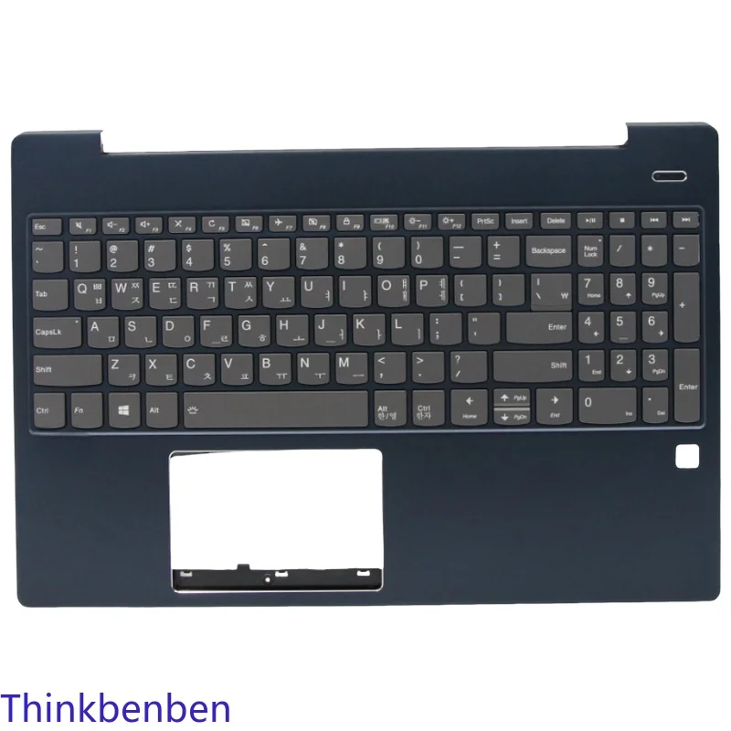 KR Korean Blue Keyboard Upper Case Palmrest Shell Cover For Lenovo Ideapad S540 15 15IWL 15IML 5CB0U42615