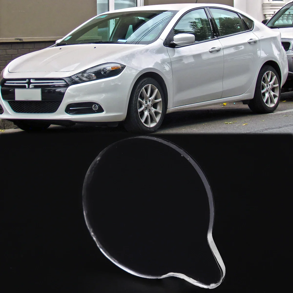 Rain Light Sensor Gel Pad For Dodge Dart PF Adhesive Film Silicone Cushion Windscreen Chip Repair Tape 2013 2014 2015 2016 2017