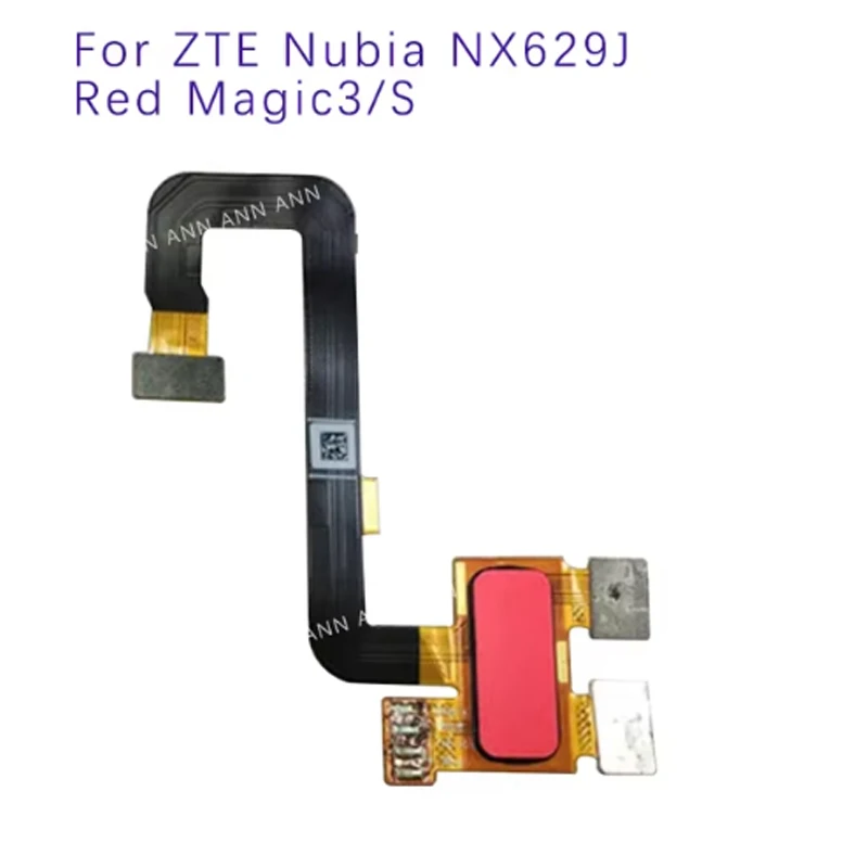 Original Touch ID Home Button For ZTE Nubia Red Magic 3 3S NX629J NX629JS Fingerprint Scanner Sensor Flex Cable Main Return keys