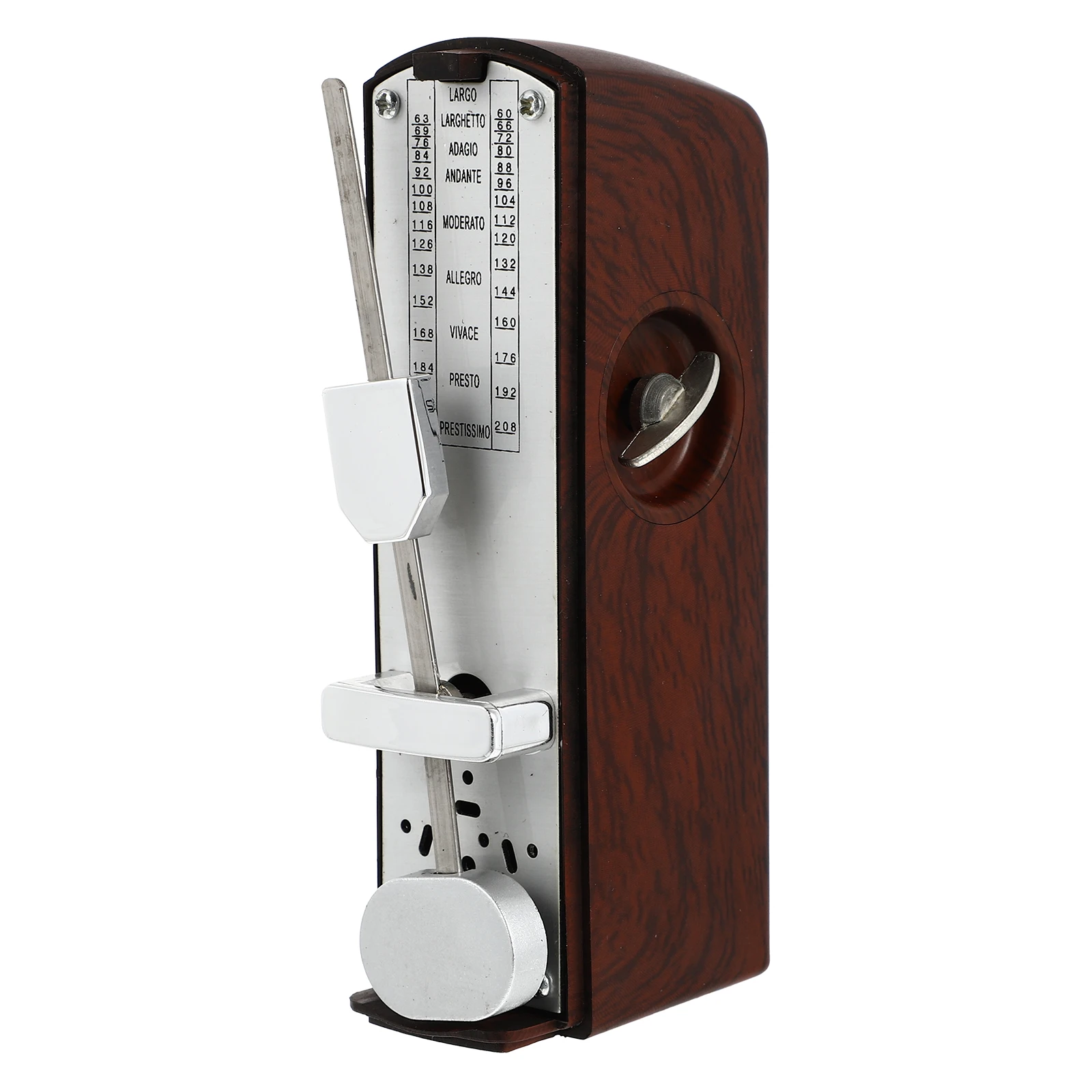 

Metronome Mechanical Small for Piano Musical Instrument Universal Clip Guitar Metal Mini