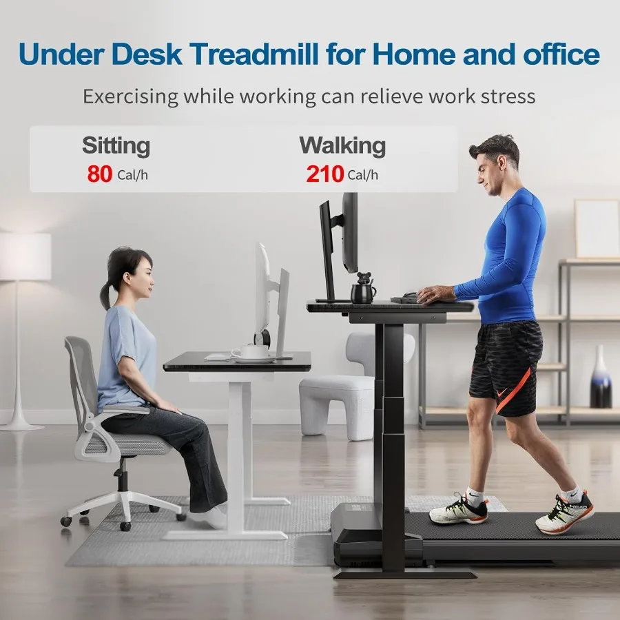 เดียร์รัน 2025 อัพเกรด เดอร์ริ่งแพด -ลู่วิ่งไฟฟ้าอัจฉริยะแบบวางใต้โต๊ะ สำหรับใช้ในบ้าน สำนักงาน และการฝึกออกกำลังกาย พร้อมโปรแกรมรางวัล รุ่น Quick S