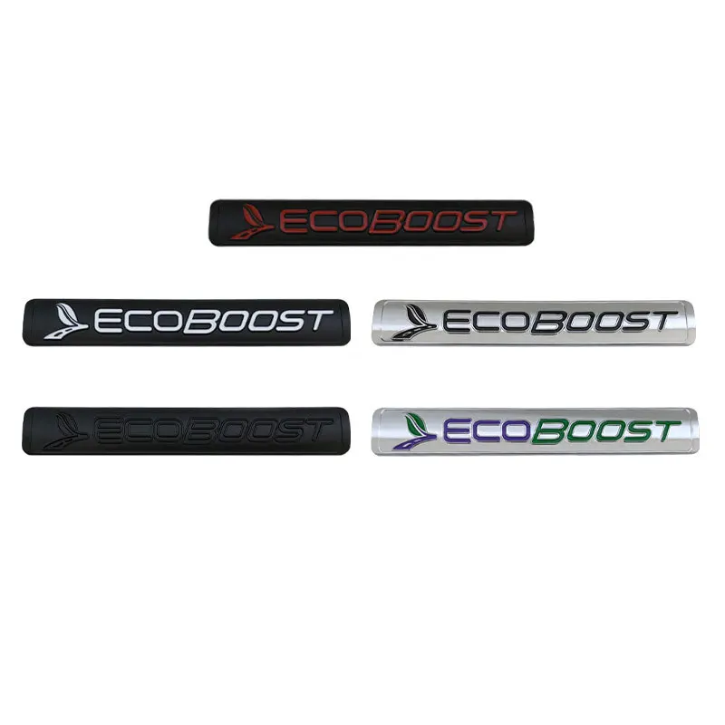 

ECOBOOST logo emblem car stickers for Ford focus new energy series refit accessories ECO BOOST rear trunk label decorate