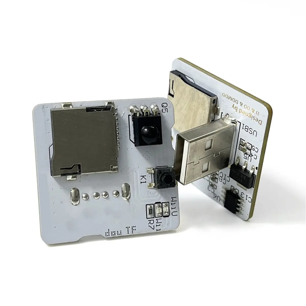 【★2026 Popular♠】Memory Extension SD Adapter for U and Retro Console Up to 2TB Load Games Via USB Dual Card Slots Choice
