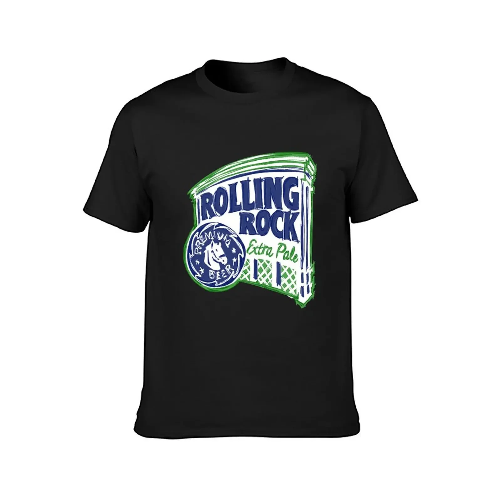 Rolling Rock POP T-Shirt graphic tee shirt anime sweat shirts graphic tee plus size men clothing