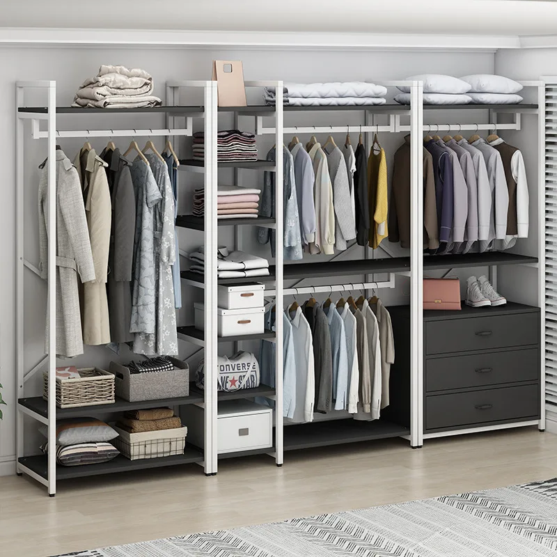 Light luxury cloakroom Hanging hanger Storage Bedroom Multifunctional drawer Storage Display