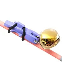 5Pcs Fishing Bite AlarmBell Rod Clip Fishing Goods Bell Outdoor Pole Fish Bites Indicators Alarm Indicator Float Tackle Fishing 3