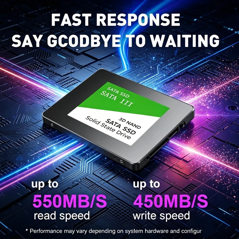 Solid State Disk High Speed SSD For Laptop Microcomputer Desktop 2.5 Inch High Speed 4TB Internal HDD Hard Drive Sata3