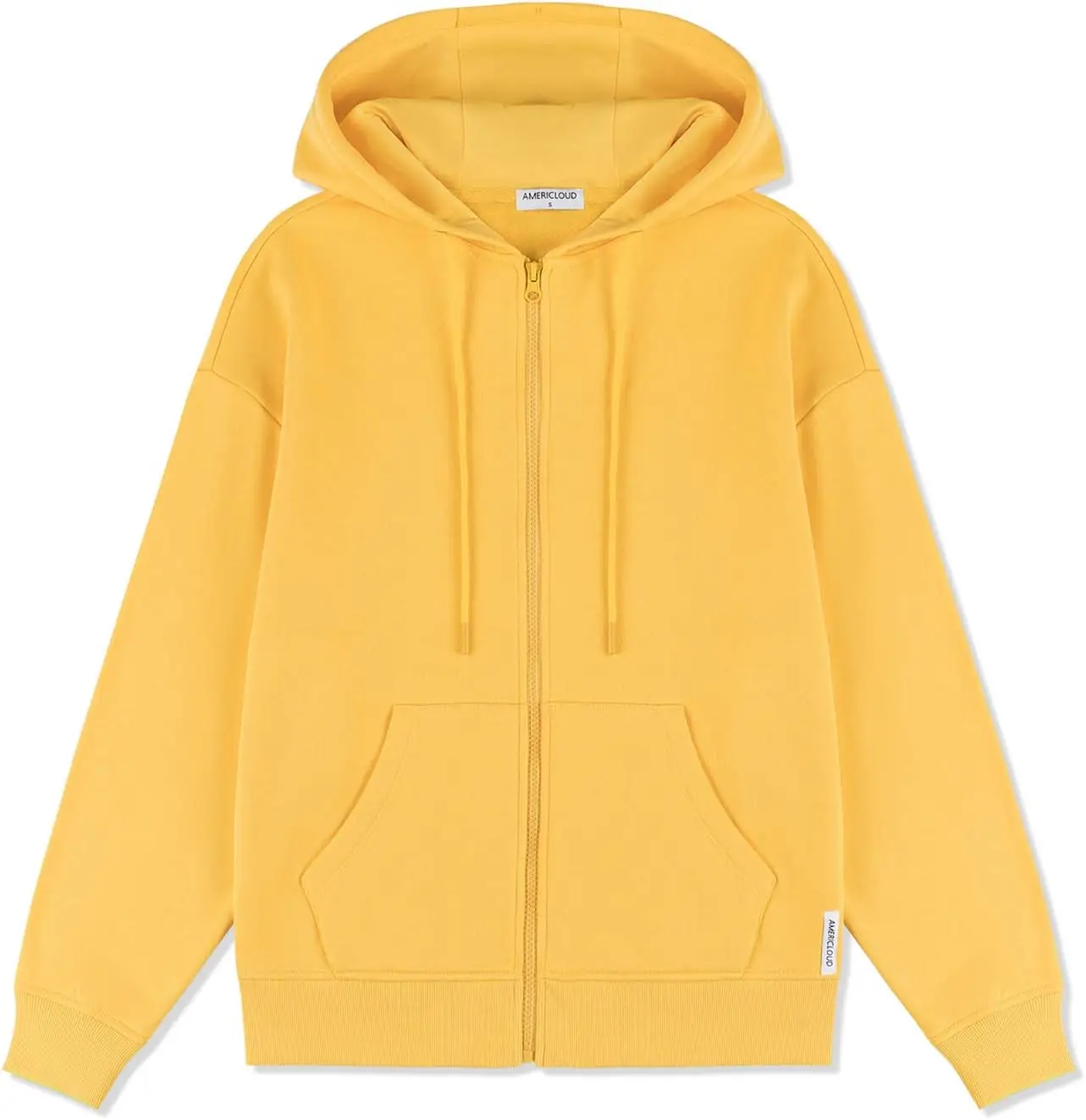 Women's Soft Brushed Fleece Zip Up Hoodie Casual Pocket Hooded Sweatshirt S-XXL