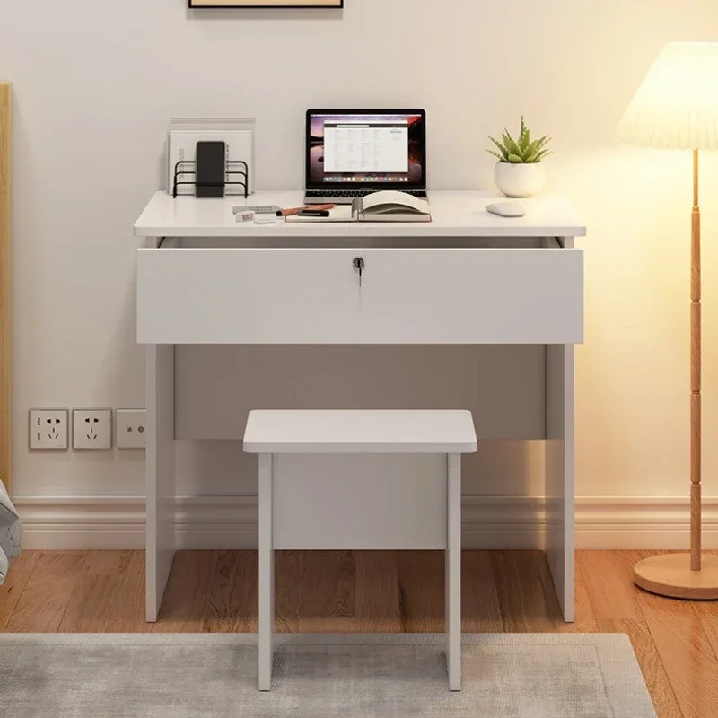 Desk With Drawers, Small Table With Lock, Student Writing Desk, Computer Desk, Desk, Bedroom Storage Sturdy And Durable