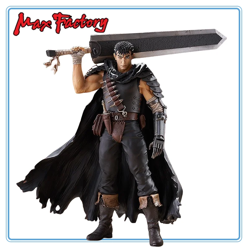 

Max Factory Original Berserk Guts Pop Up Parade Black Swordsman L Anime Cartoon Garage Kit Model Decoration Gifts Toys Model
