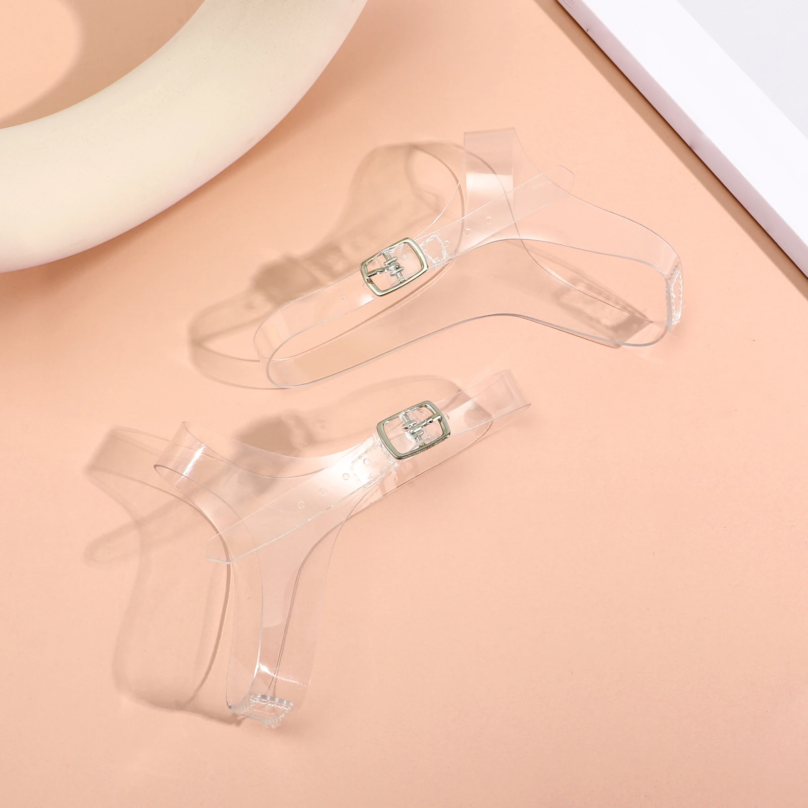 

1 пара противоскользящих ремешков для обуви, невидимые ремни на высоком каблуке, регулируемая пряжка, фиксированный фиксирующий инструмент для женщин, предотвращающий свободную обувь