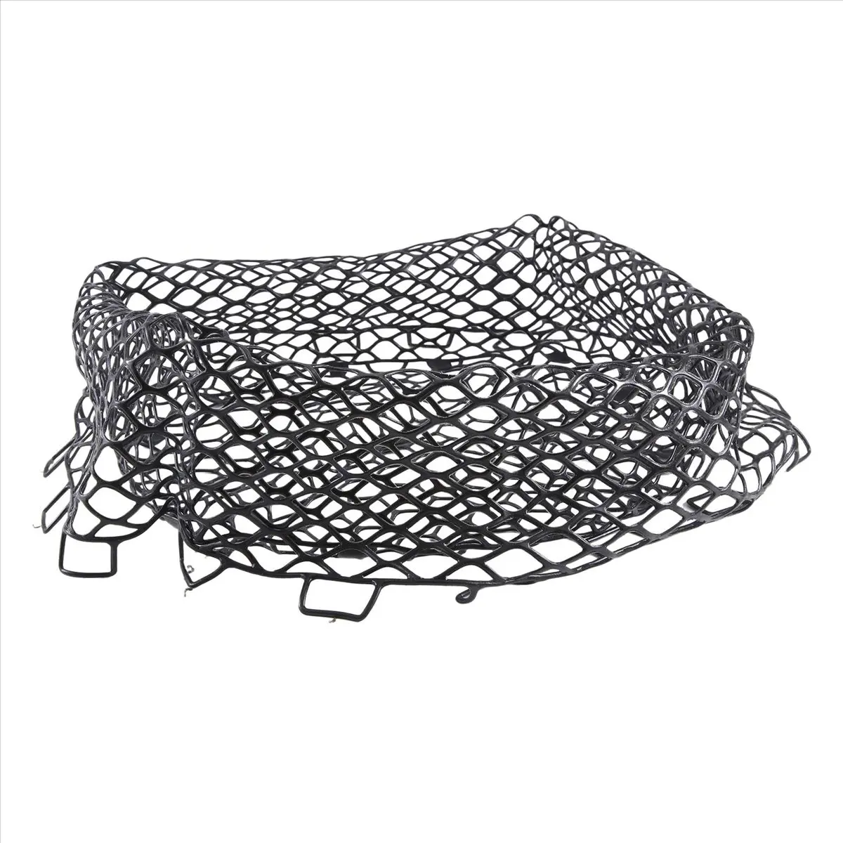 POPULAR-Replacement Fishing Net Wear- Rubber Mesh Fish Catch Multifunctional Dip Net Black 40cm