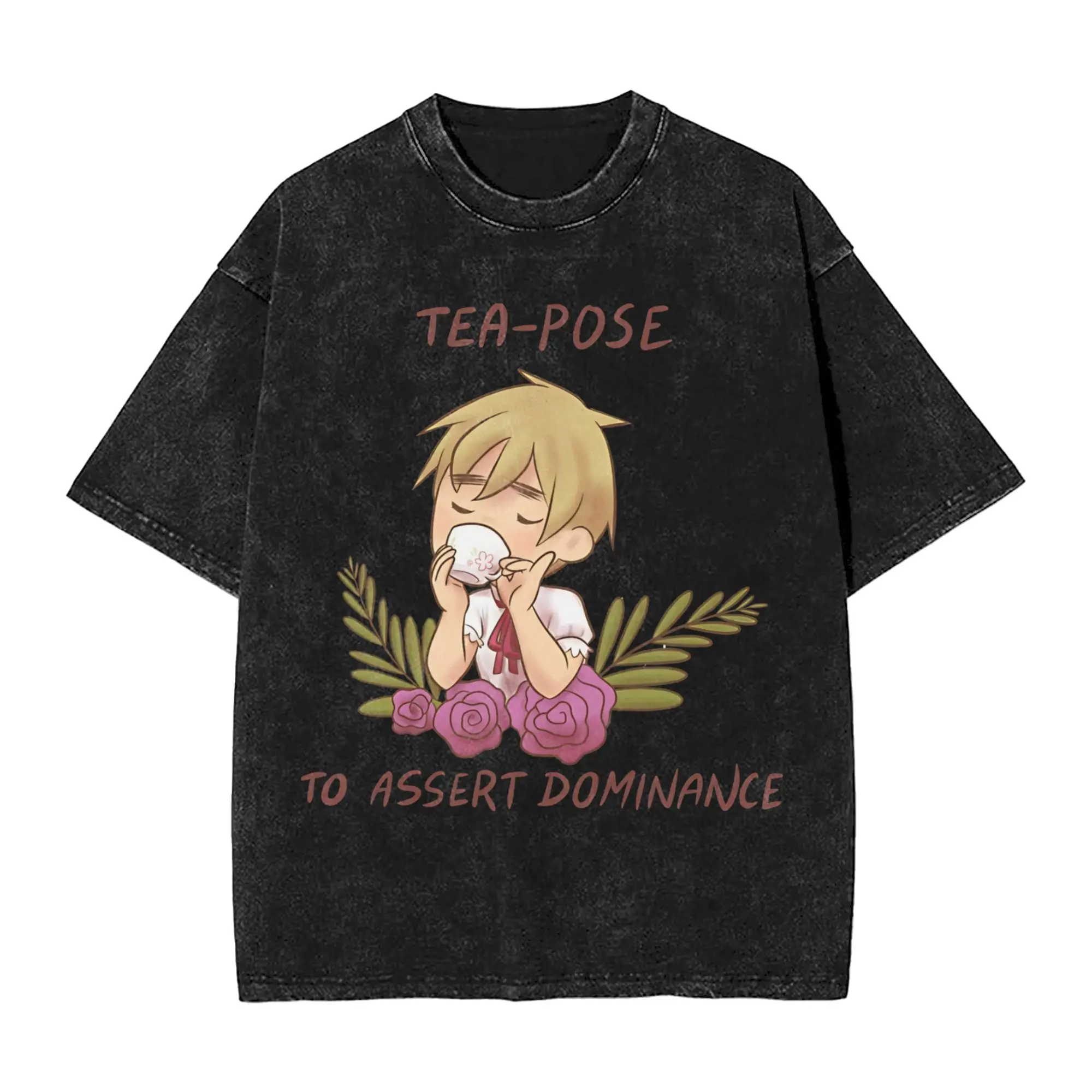 Hetalia Axis Power  T-Shirt  Hip Hop T-Shirts Short Sleeve Y2K Fun Tshirt Beach Casual O Neck Oversized Tees