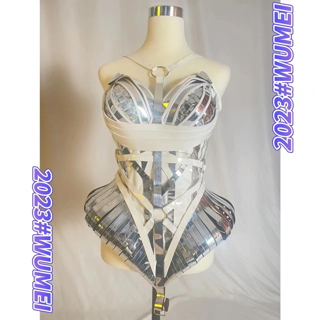 新しいカスタマイズされたナイトクラブセクシーなインタラクティブGOGOツアー雰囲気パフォーマンスドレスバーガールドラッグクイーンコスチュームボディスーツ