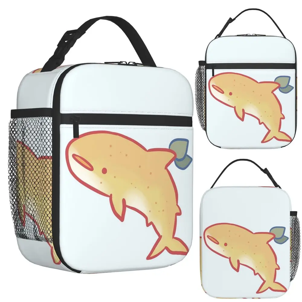 Lemon Shark Insulated Lunch Bag for Women Children Leakproof Food Boxes Thermal Lunch Box Tote