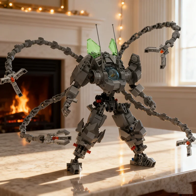 854pcs MOC Extractor Mentis Ideas And CUUSOO Model Building Blocks Construction Toy Christmas Gift Assemble Collection Birthday