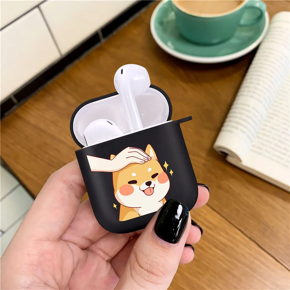 Cut Dog Pet Soft Silicone Case for Airpod Cases Apple Pro 3 Cases Yorkshire Koki Black Protective Cover Coque for Airpord 1 2