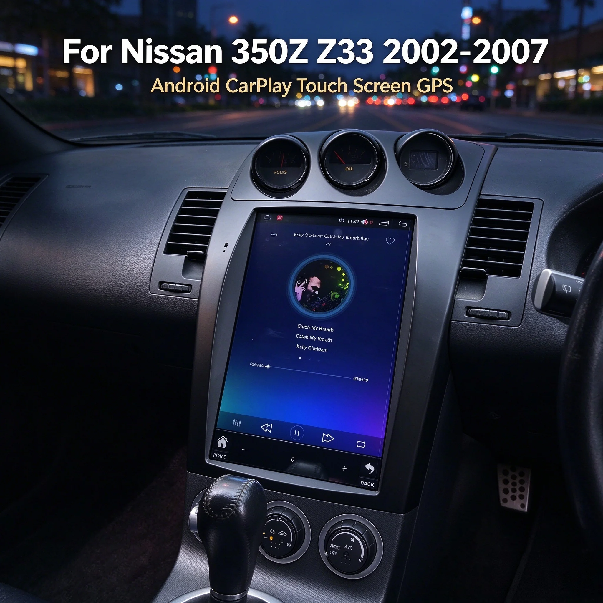 Andriod Car Radio For Nissan 350Z Z33 2002-2007 CarPlay Auto Touch Screen GPS Multimedia Stereo Navigation DSP Player Head Unit