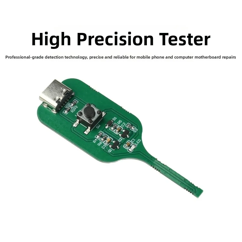 USB Type-C Port Inductance Tester High Precision Electromagnetic Induction Coil Detector Rapid Troubleshooting