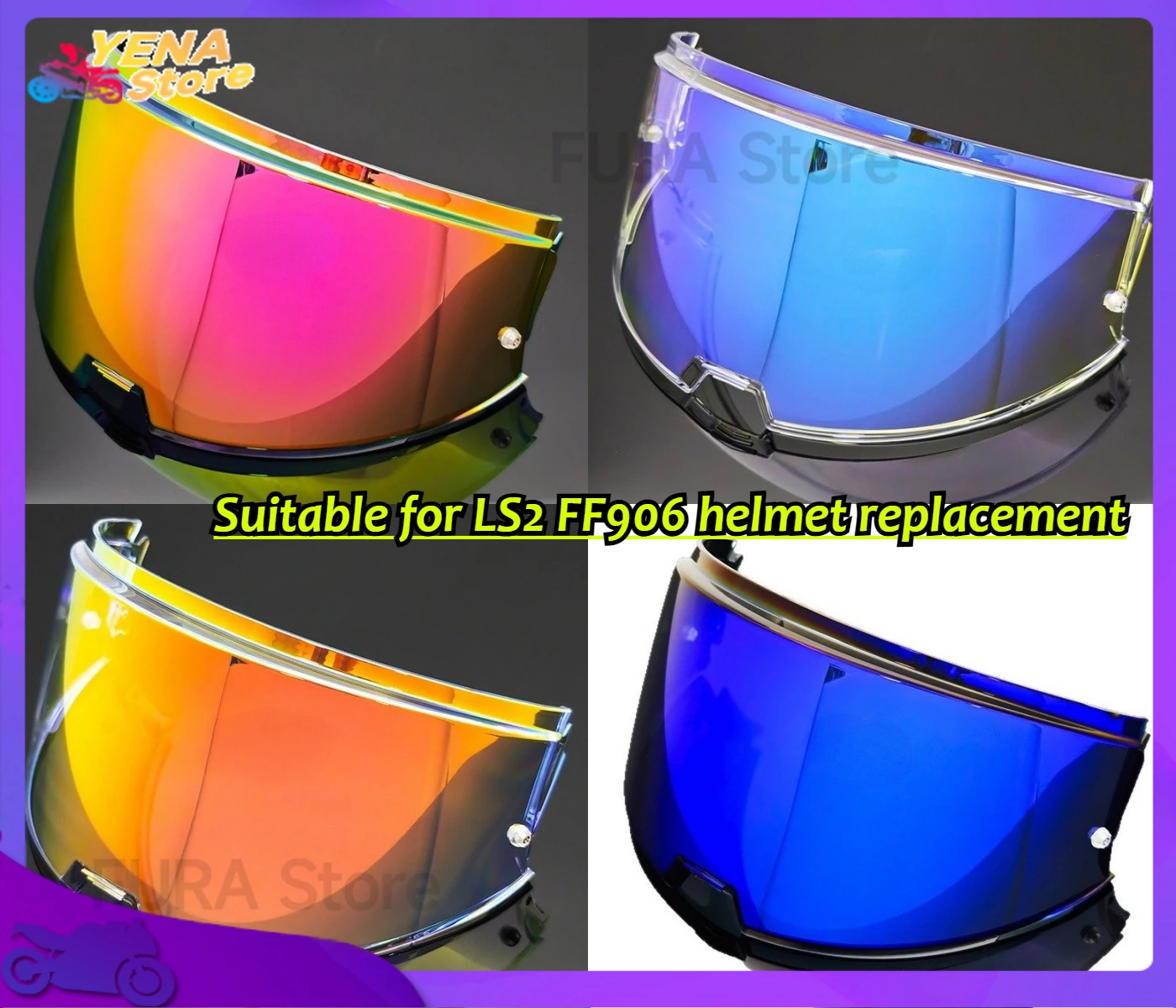 

Suitable for LS2 FF906 helmet replacement, helmet mask, glasses, goggles, motorcycle helmet parts and accessories