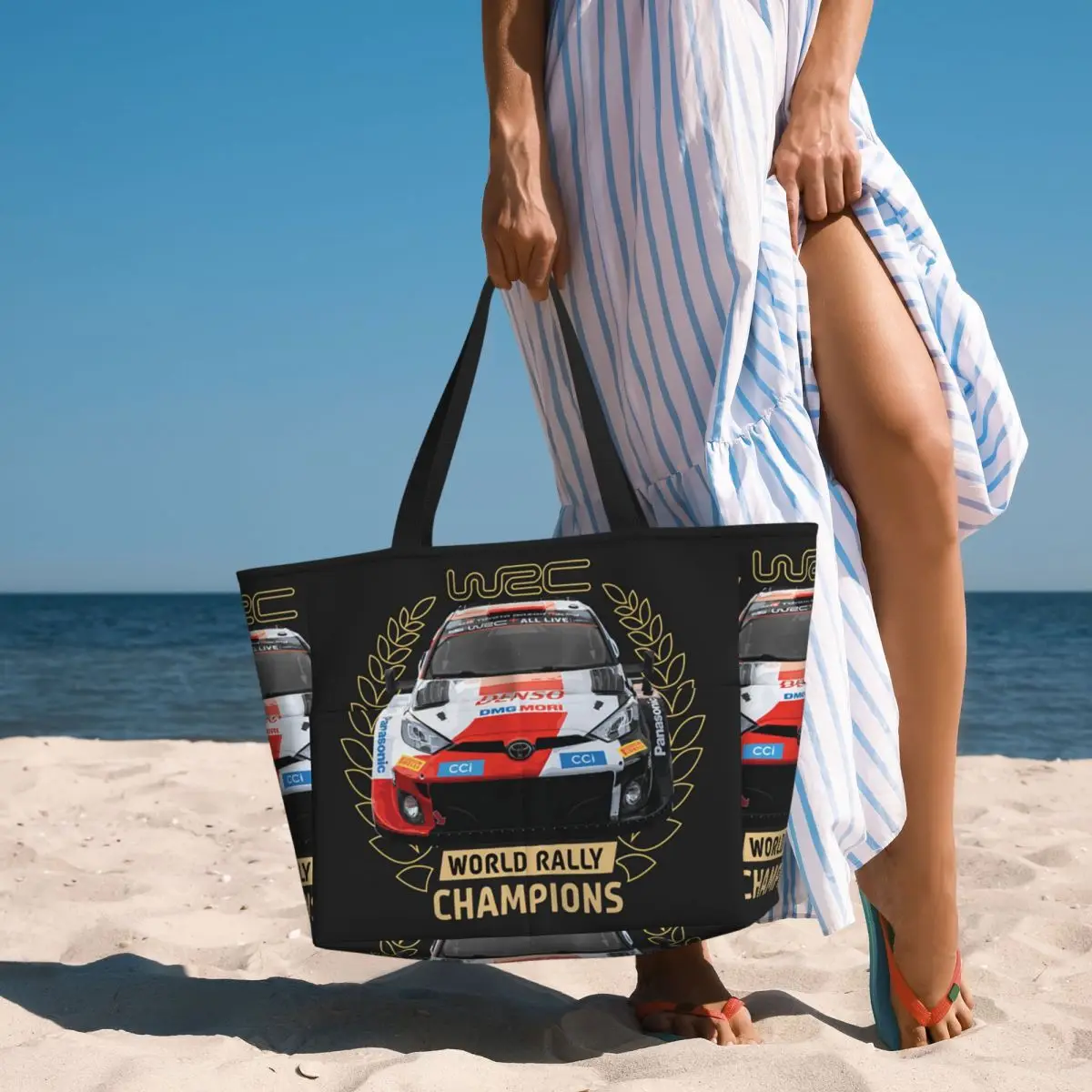 World Rally Championship WRC Beach Tote Bag Sport Gym Yoga Duffle Large Tote Bag Women Travel Bag Fitness bag