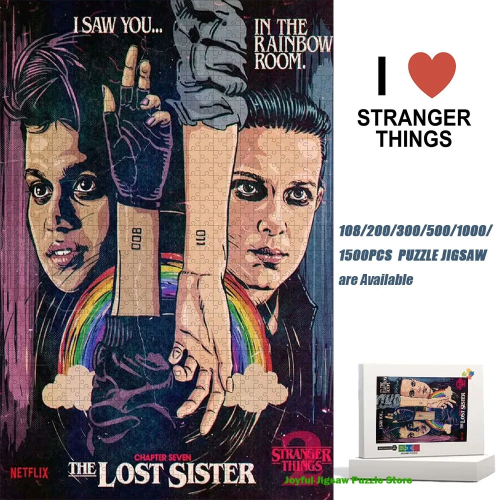 

Пазл «Очень странные дела», 2 сезон, 8 глава: «Потерянная сестра», антистресс-игрушка, подарок для взрослых и подростков, украшение для дома