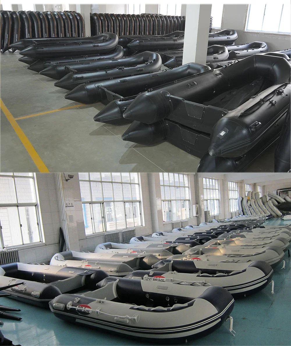 3m Pvc Hypalon Inflatable Rescue Fishing Boat With Aluminum Air Deck Floor Inflatable Rib Boats With CE