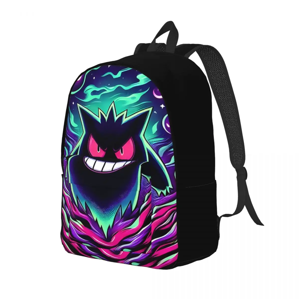 For Work Office Nightmare Night Large Capacity Vintage Gengar College Bag For Kid Daypack Gift