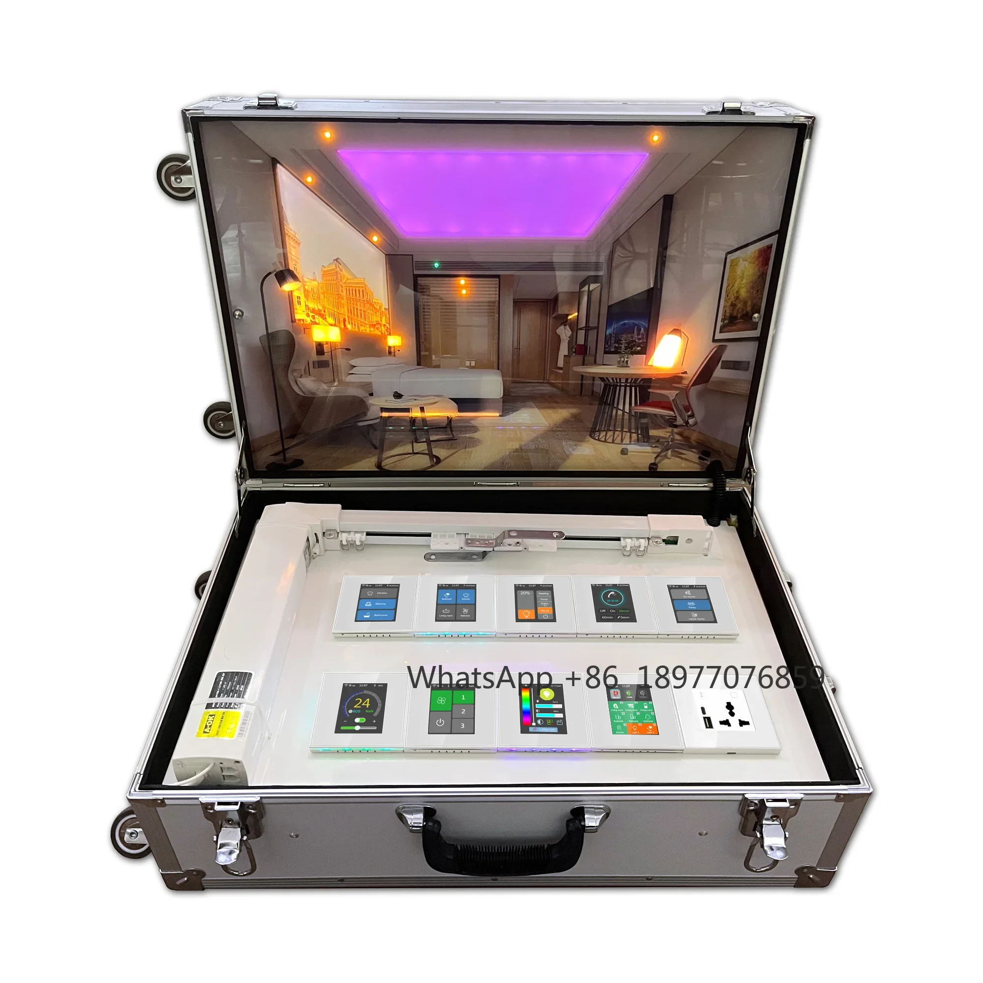 Smart Home Automation 3D Smart Switch Demo Box Multi Mode Customizable WiFi Zigbee Compatible for Dealers Exhibitions
