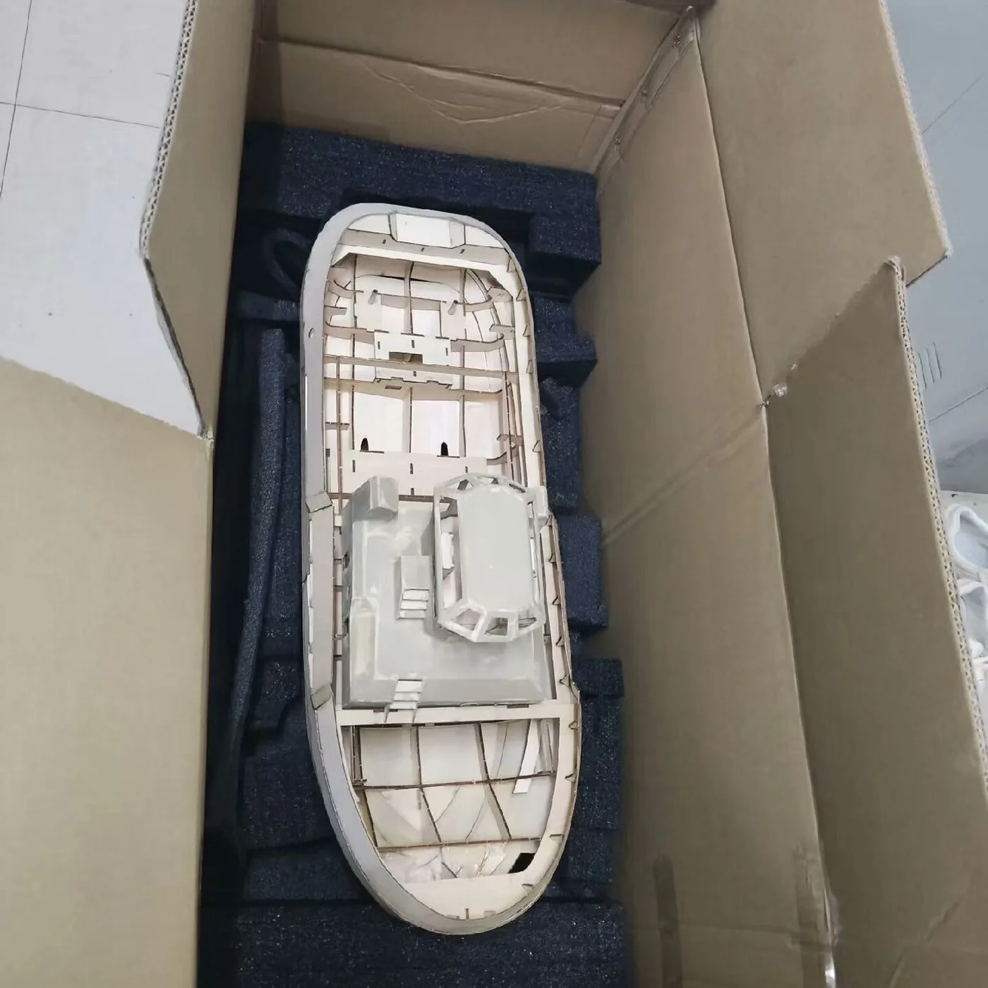 1/35 RC Boot 80 cm Damen 2810asd Afstandsbediening Sleepboot Houten Structuur RC Boot Model Kit Volwassen Speelgoed Gift